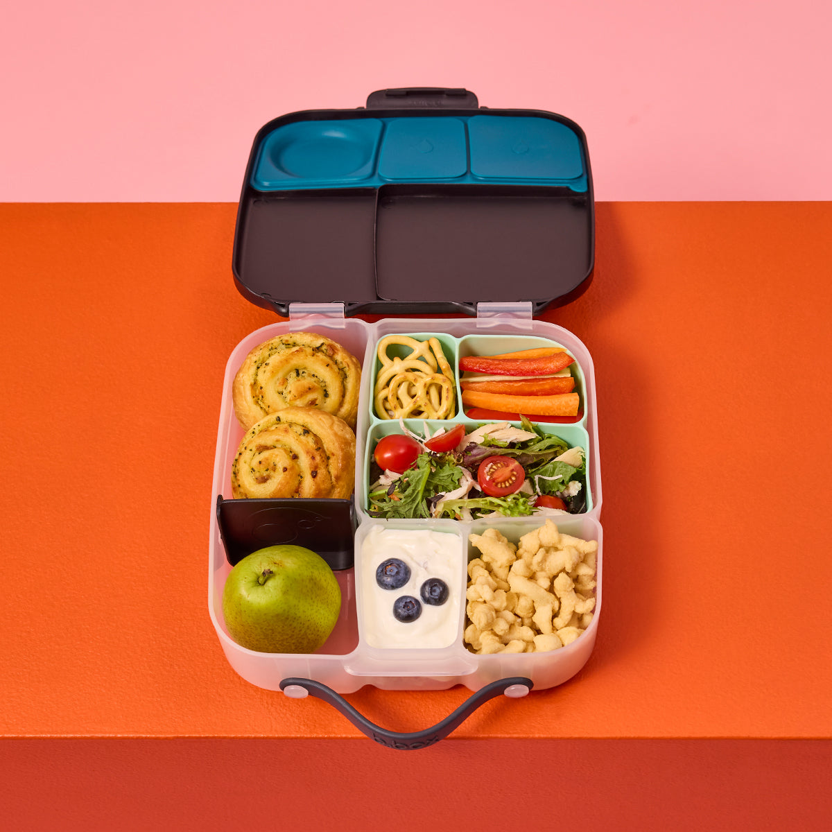 silicone bento buddy - lunchbox - forest