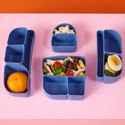 silicone bento buddy - snackbox - ocean