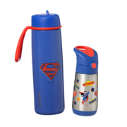 The Superman Water Bottle Duo