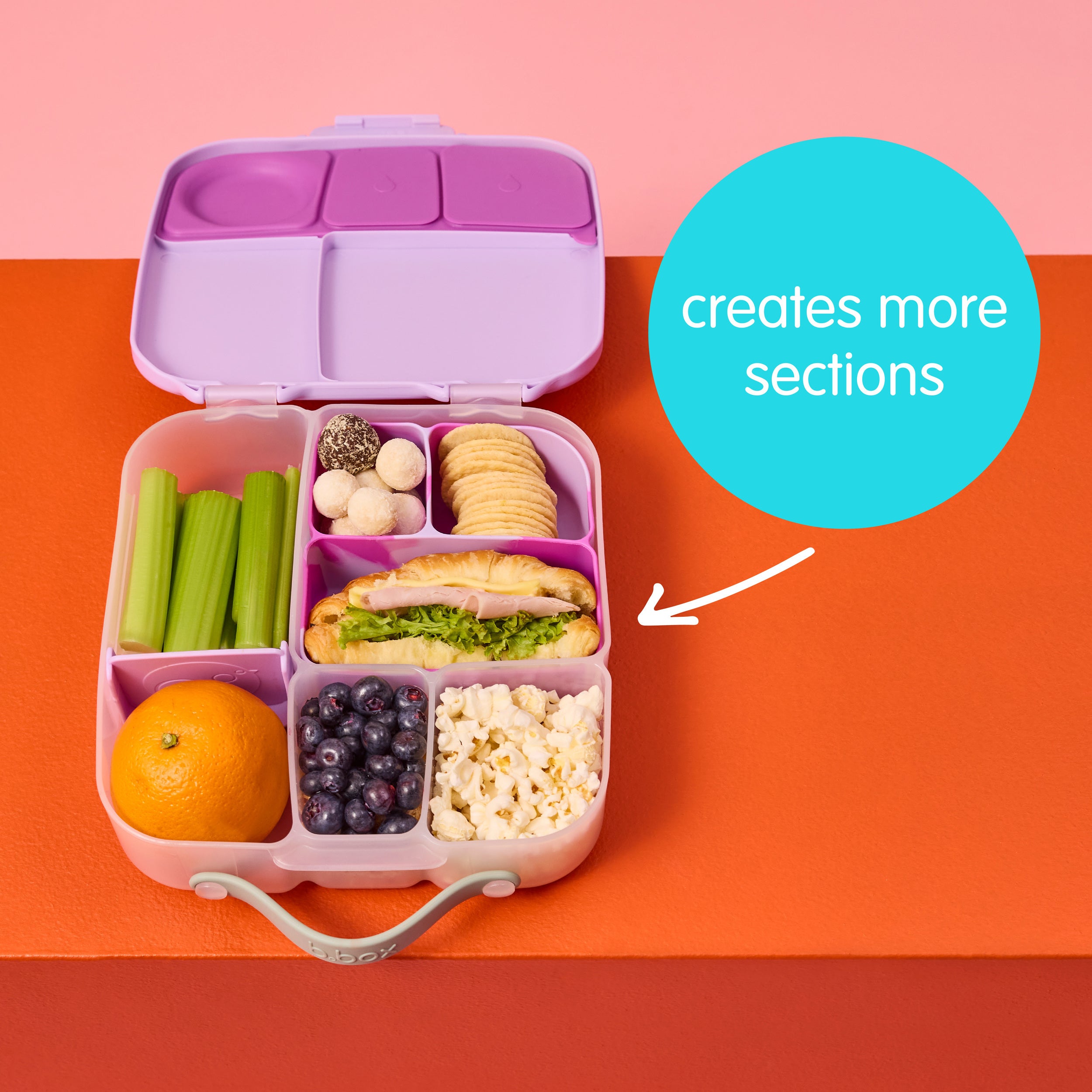 silicone bento buddy - lunchbox- berry