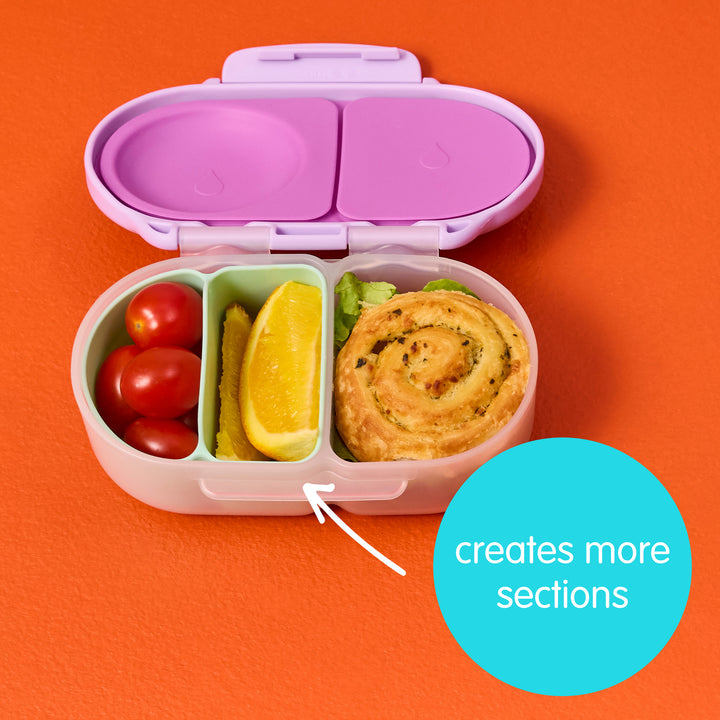 silicone bento buddy - snackbox - forest