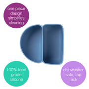 silicone bento buddy - snackbox - berry