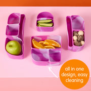 silicone bento tray - lunchbox - cosmic