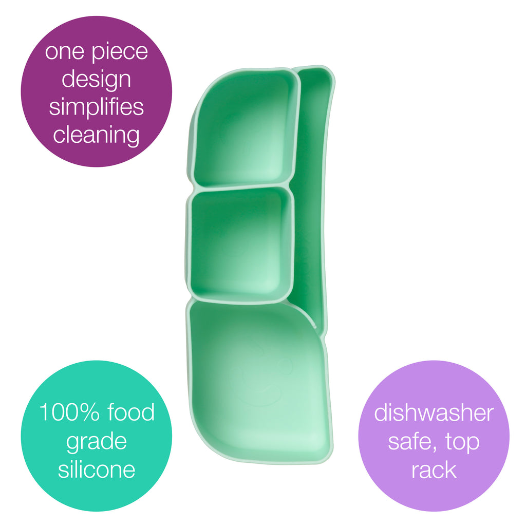 silicone bento tray - lunchbox - cosmic