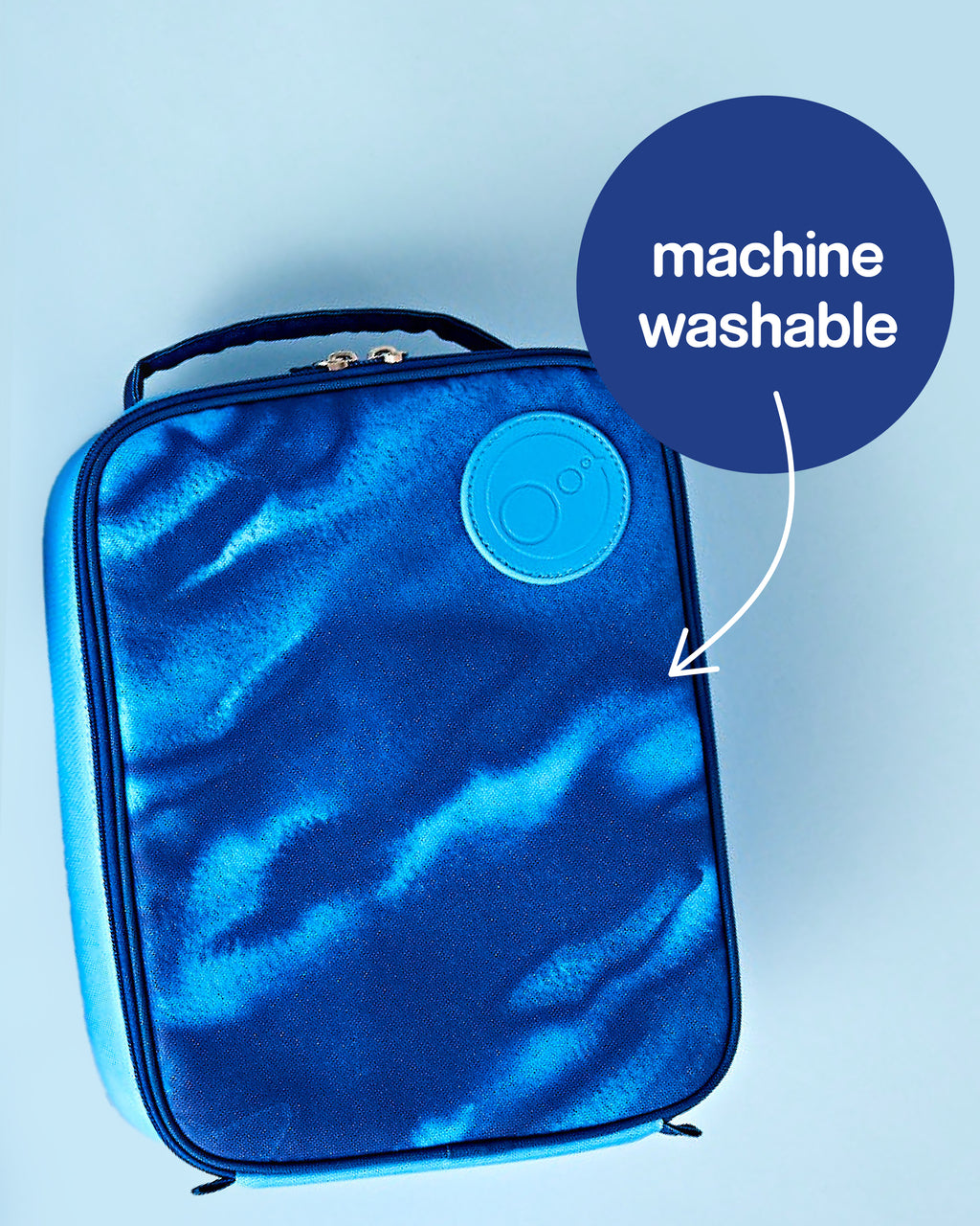 insulated lunch bag - deep blue