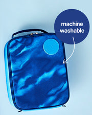 insulated lunch bag - deep blue