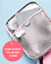 insulated lunch bag - deep blue
