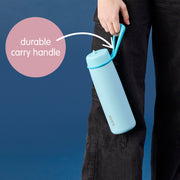 23oz insulated water bottle with flip top - white out