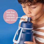 34oz insulated water bottle with flip top - lilac love