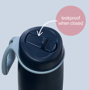 23oz insulated water bottle with flip top - white out
