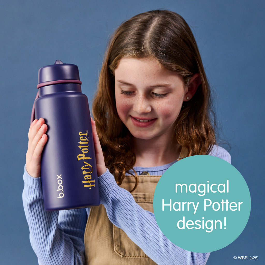 Harry Potter by b.box - 34oz insulated water bottle with flip top