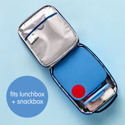 insulated lunch bag - deep blue