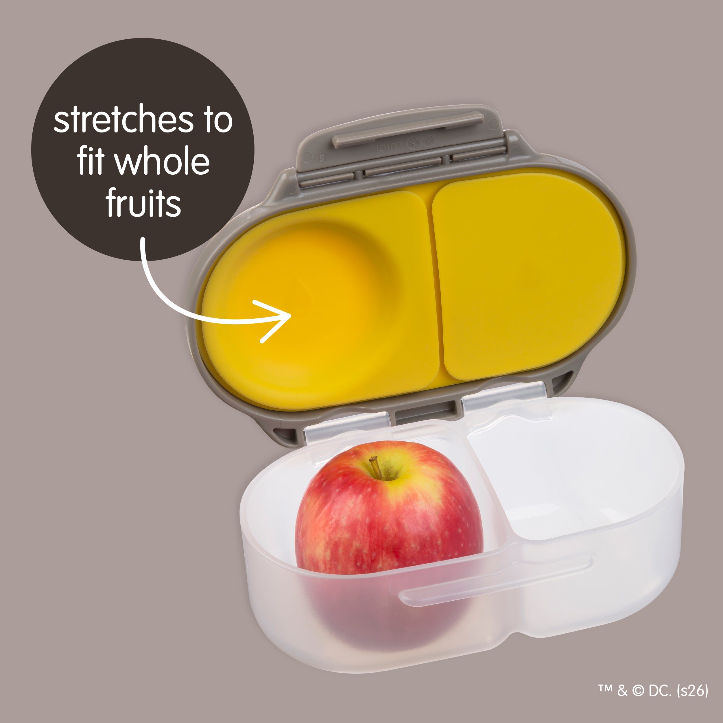 bbox Batman Sanckbox snack container top view