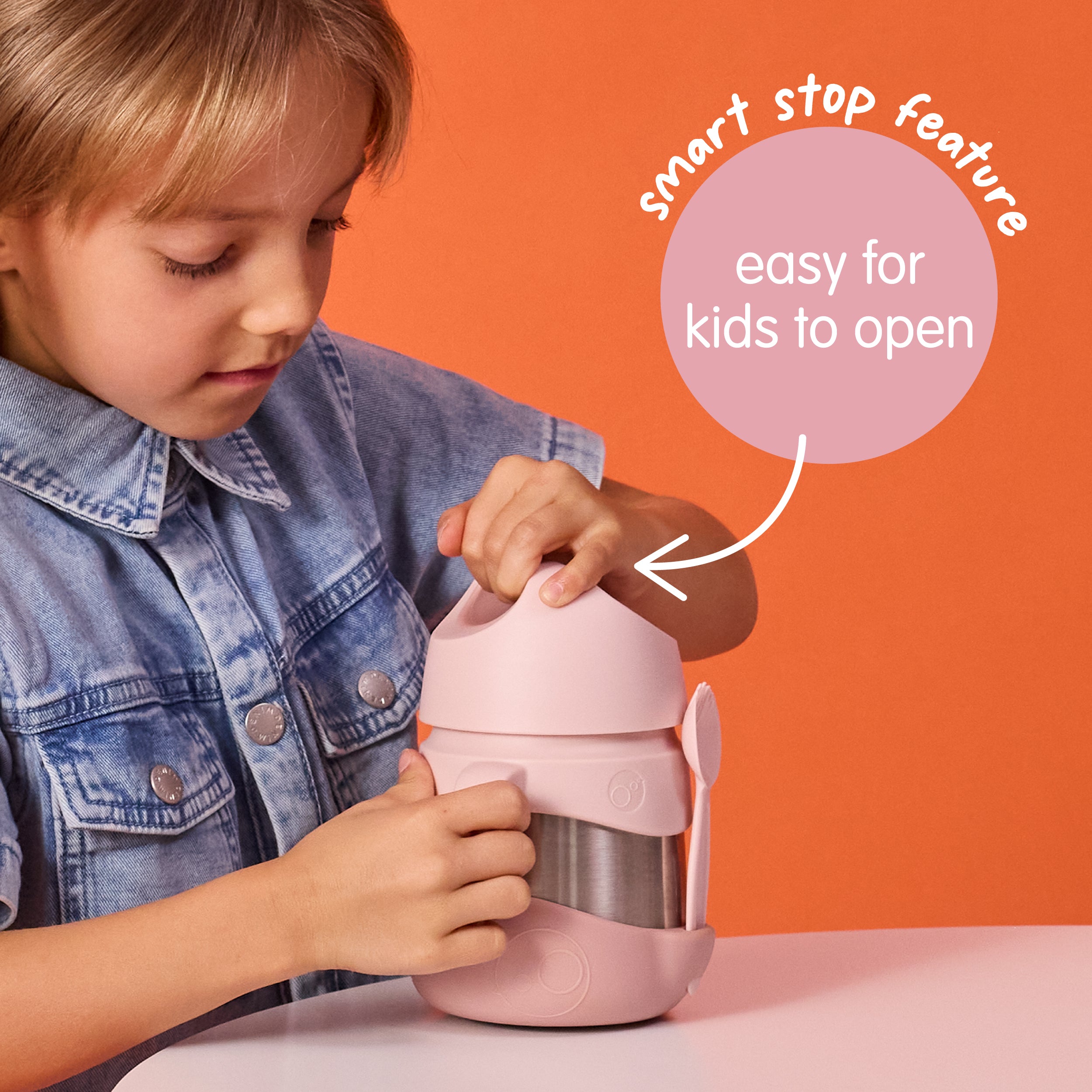 insulated food jar - lilac pop