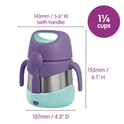 insulated food jar - lilac pop