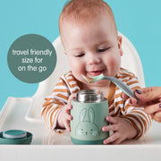 insulated food jar mini - friendly fox