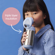 12oz insulated drink bottle - lilac pop
