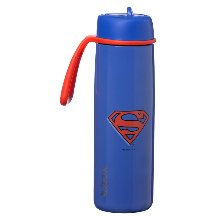 Superman by b.box - 23oz insulated water bottle with flip top