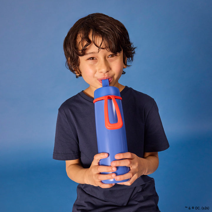 Superman by b.box - 23oz insulated water bottle with flip top