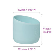34oz insulated flip top bottle bumper - white out