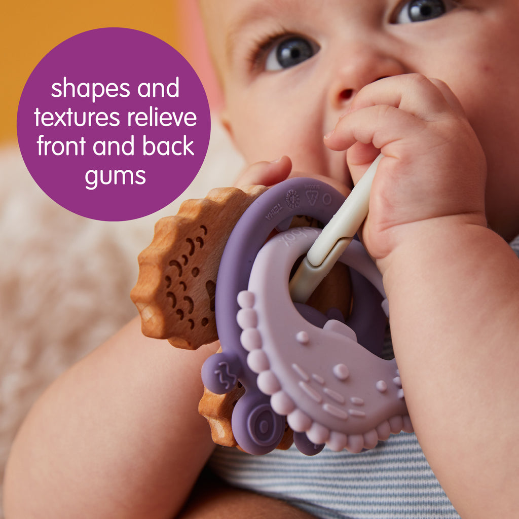 trio teether - blush