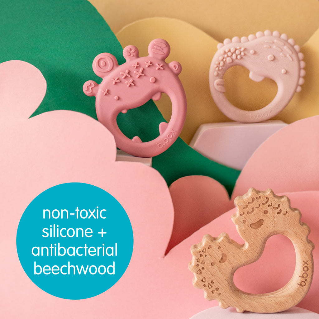trio teether - blush