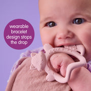 wrist teether - blush