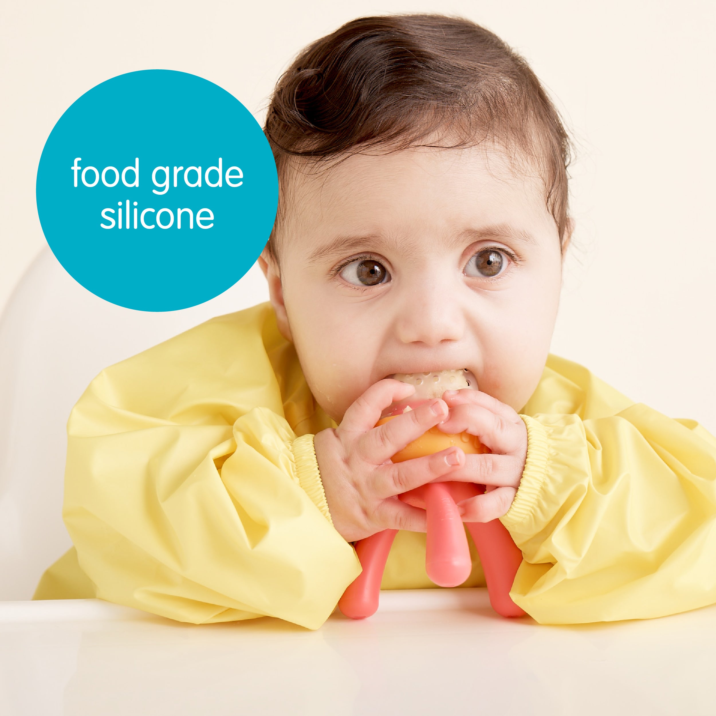 silicone fresh food feeder - lullaby blue