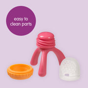 silicone fresh food feeder - lemon sherbet
