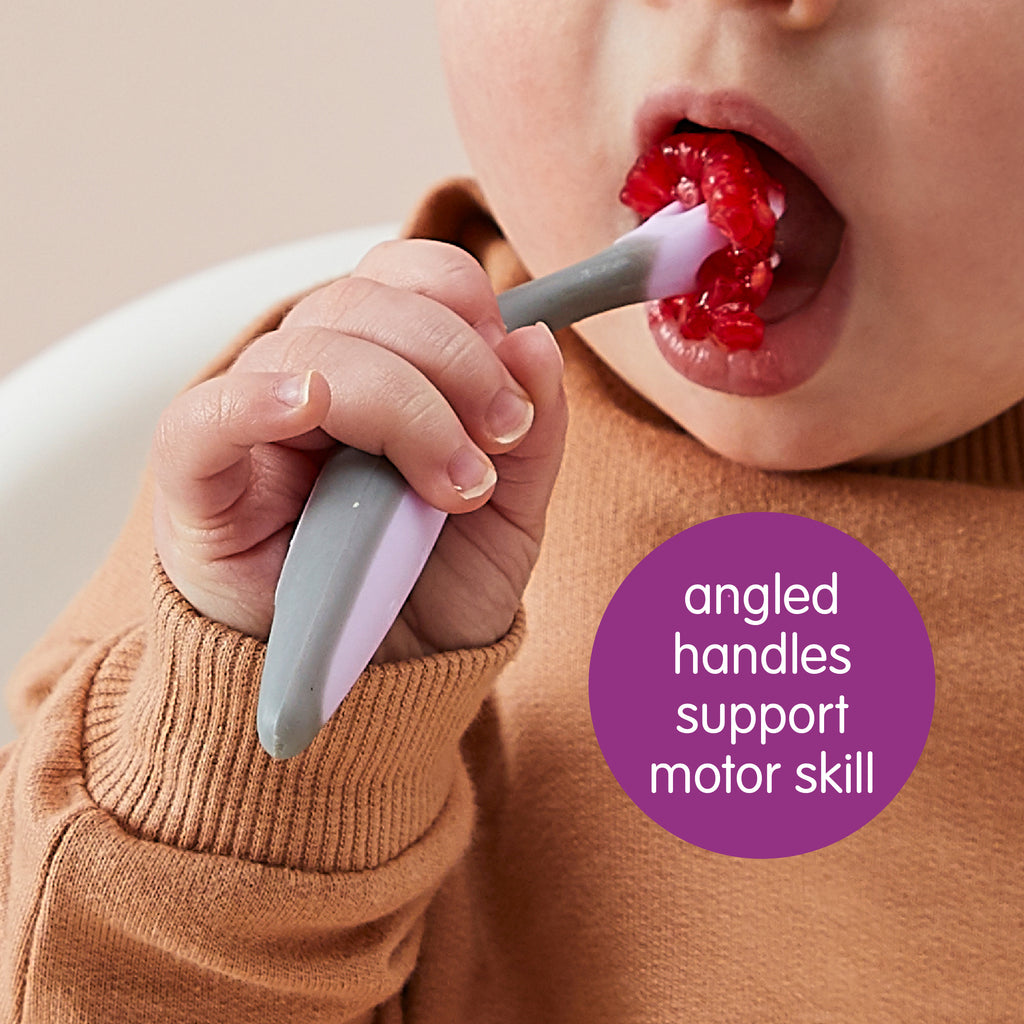 toddler cutlery set - boysenberry