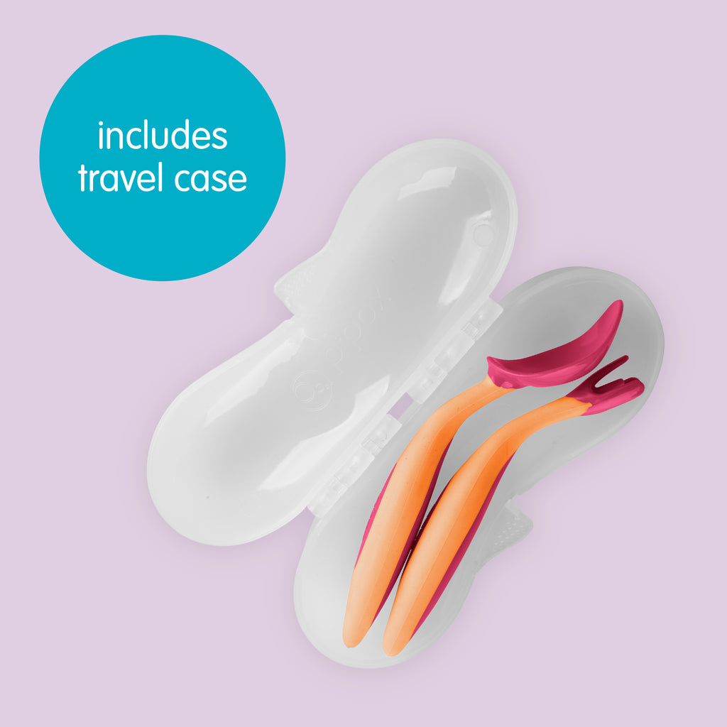 toddler cutlery set - boysenberry
