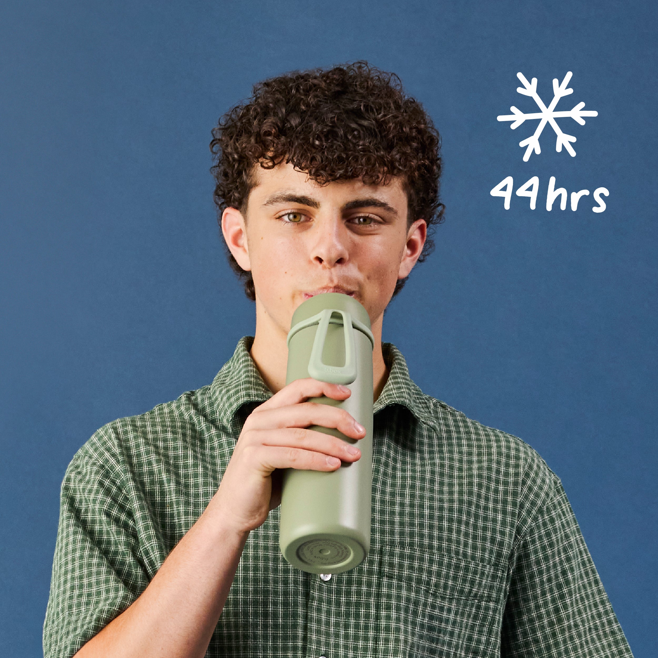 23oz insulated water bottle with flip top - midnight