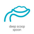 Deep scoop spoon