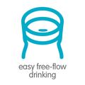 Easy free flow drinking