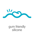 Gum friendly silicone