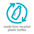 Made from recycled bottles