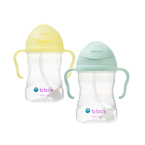 2 pack sippy cup - pistachio + banana split | b.box for kids | b