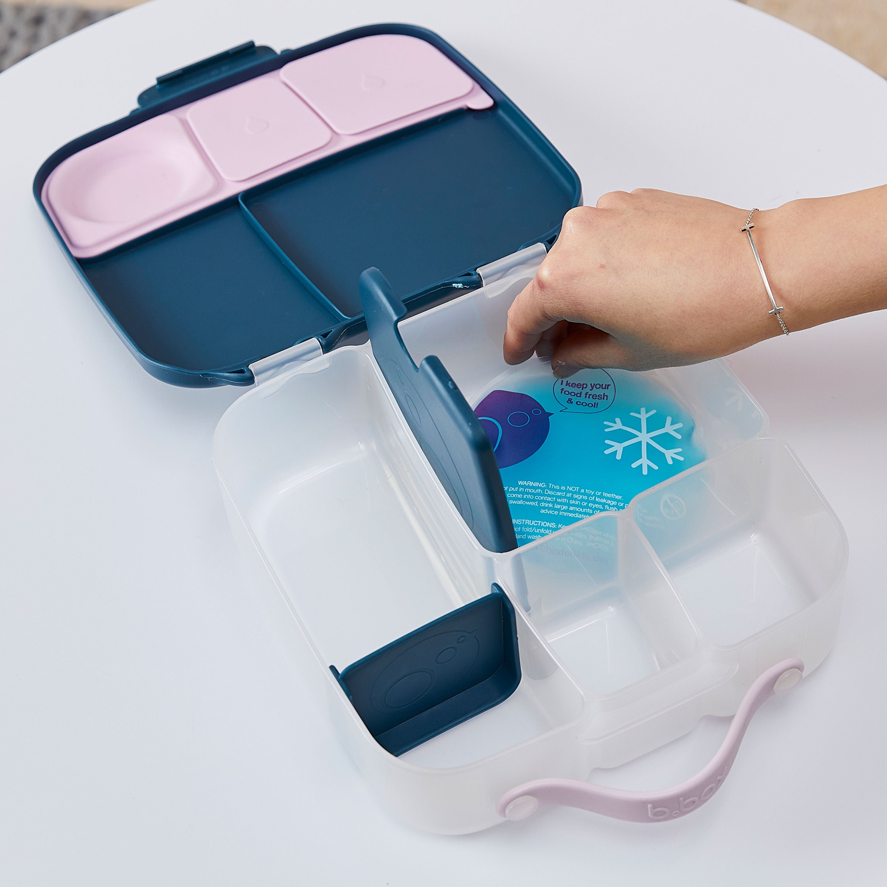gel cooler twin pack | keeps your kids lunch box cool + food